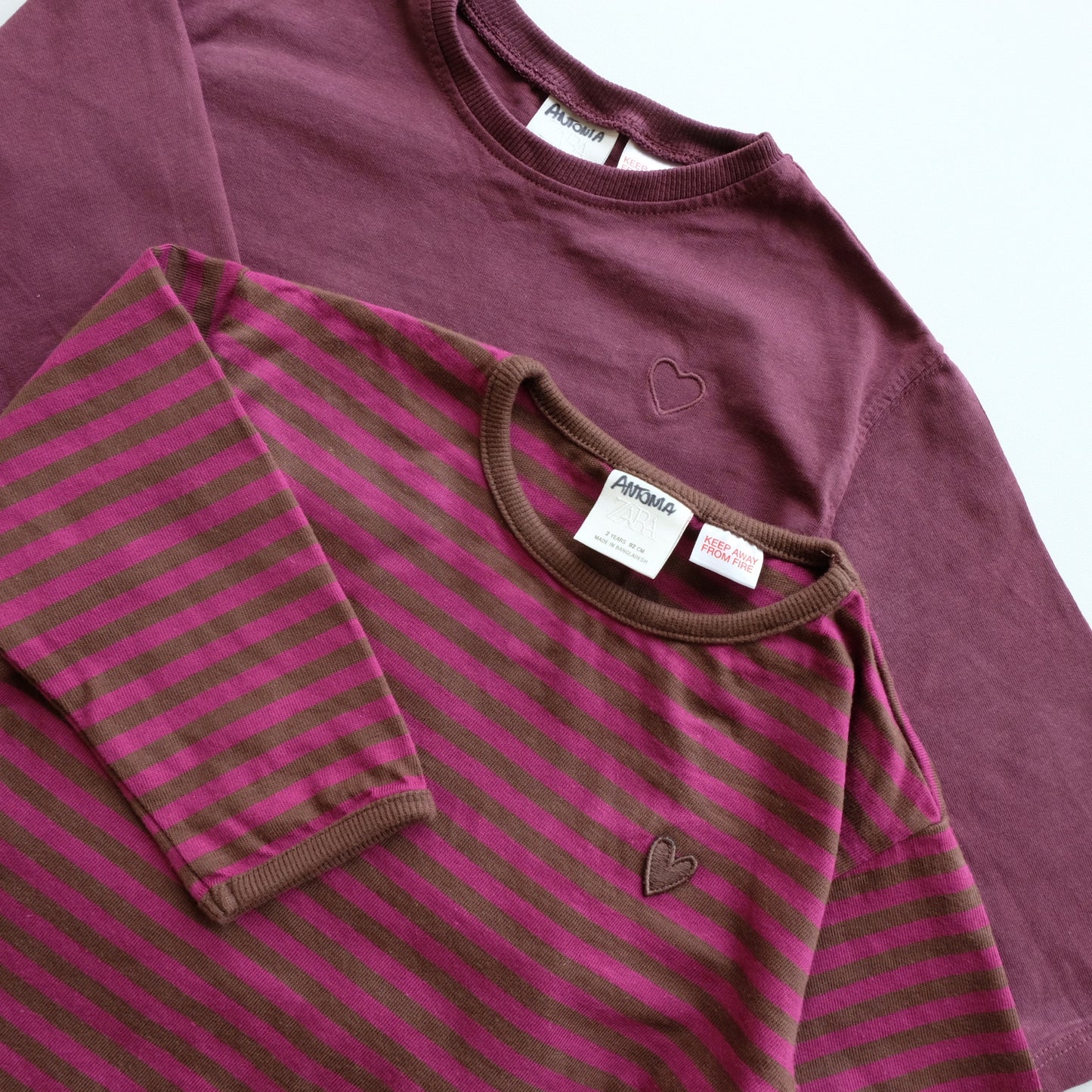 Lot de 2 t-shirt Zara - 2 ans (92 cm)