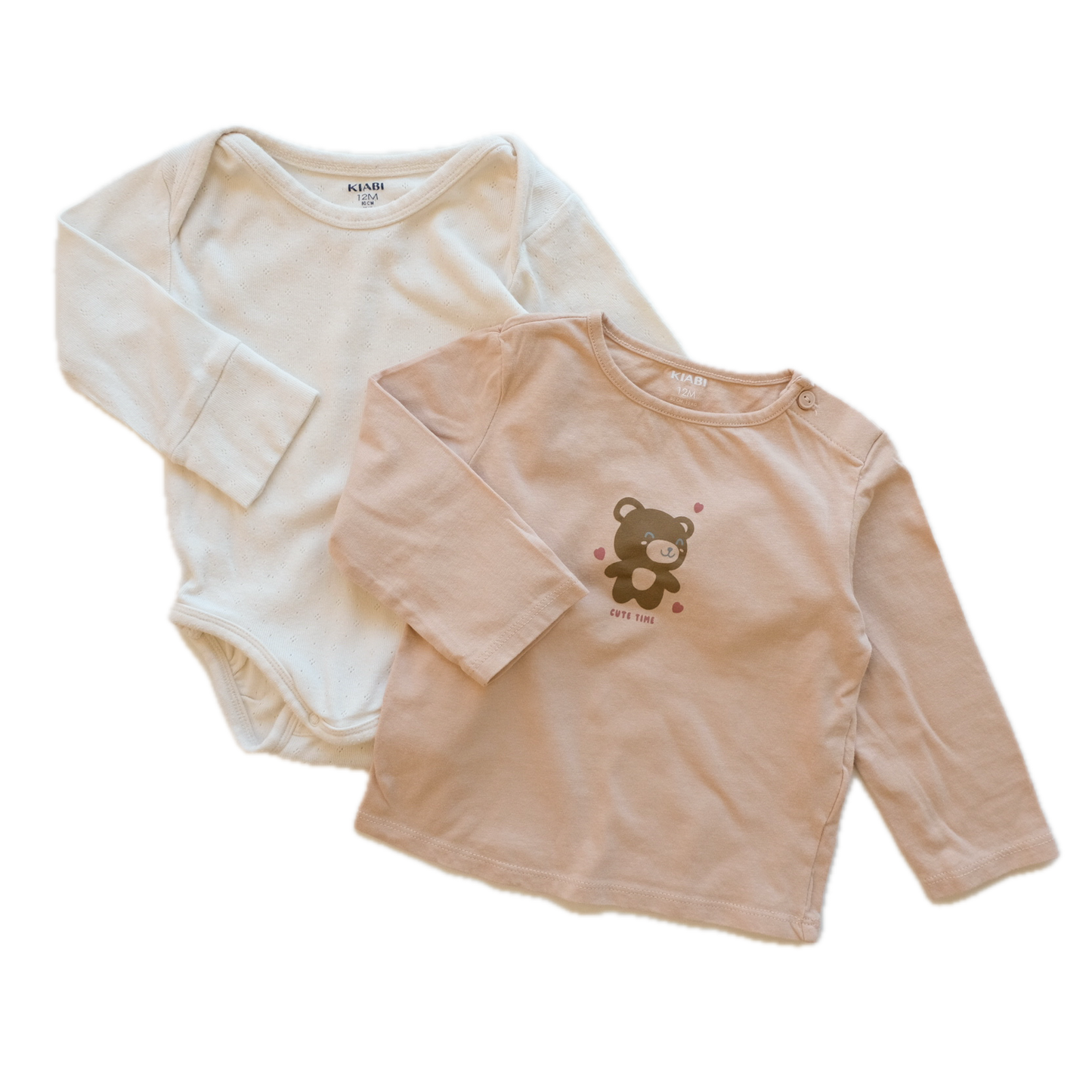 Lot body + T-shirt Kiabi - 12 mois