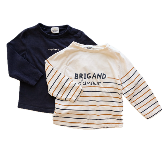 Lot de 2 T-shirt TAO - 18 mois (80 cm)