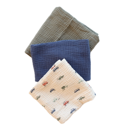 Lot de 3 langes Kiabi - 60x60 cm