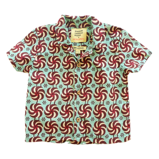 Chemise Monoprix X Maison Chateau Rouge - 18 mois