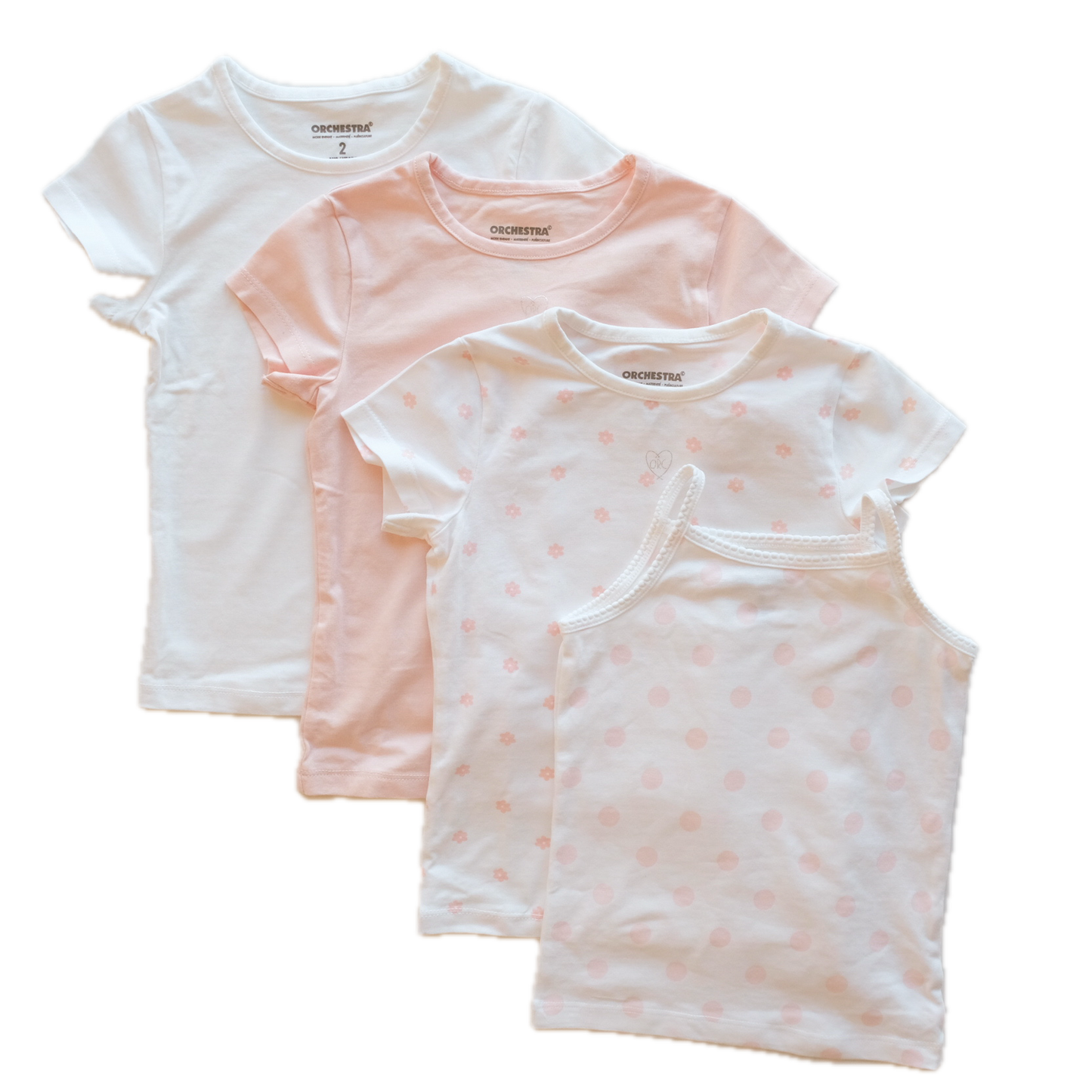 Lot de 4 Maillots de corps Orchestra - 2 ans (92 cm)