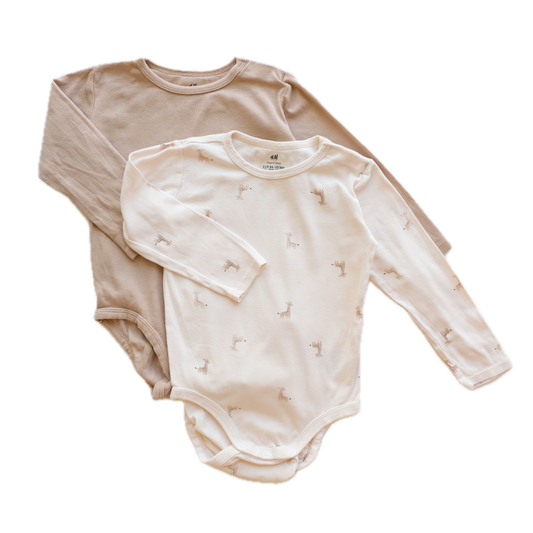 Lot de 2 bodies H&M - 18 mois (86 cm)