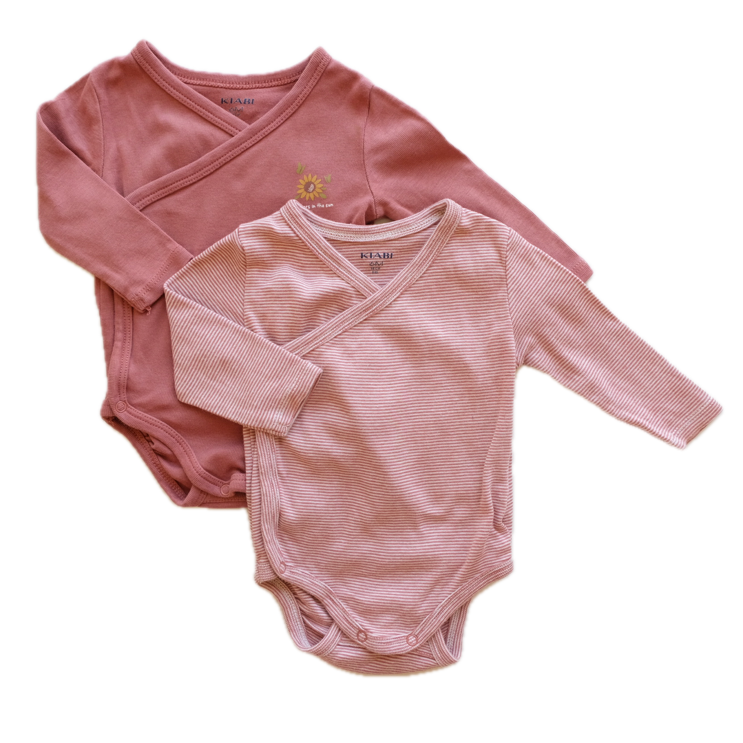 Lot de 2 bodies Kiabi - 6 mois