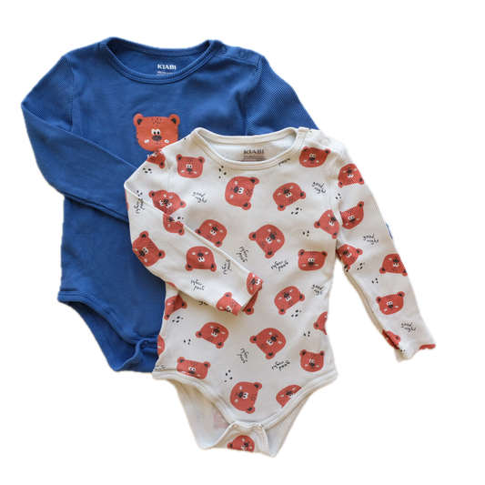 Lot de 2 bodies Kiabi - 24 mois
