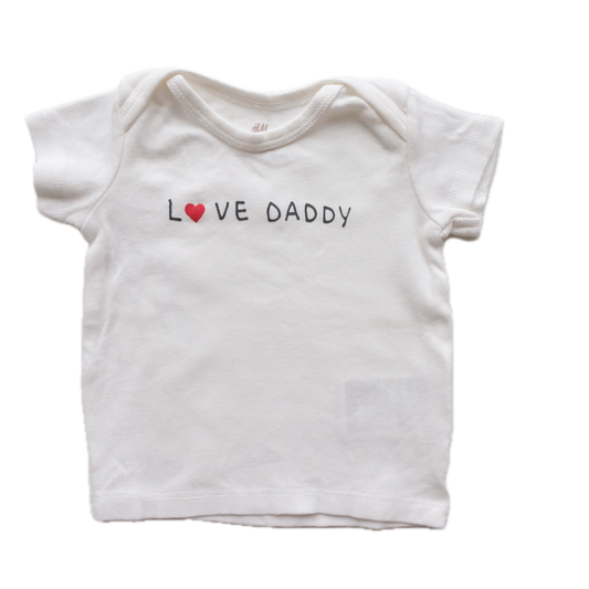 T-shirt H&M - 1 mois (56 cm)