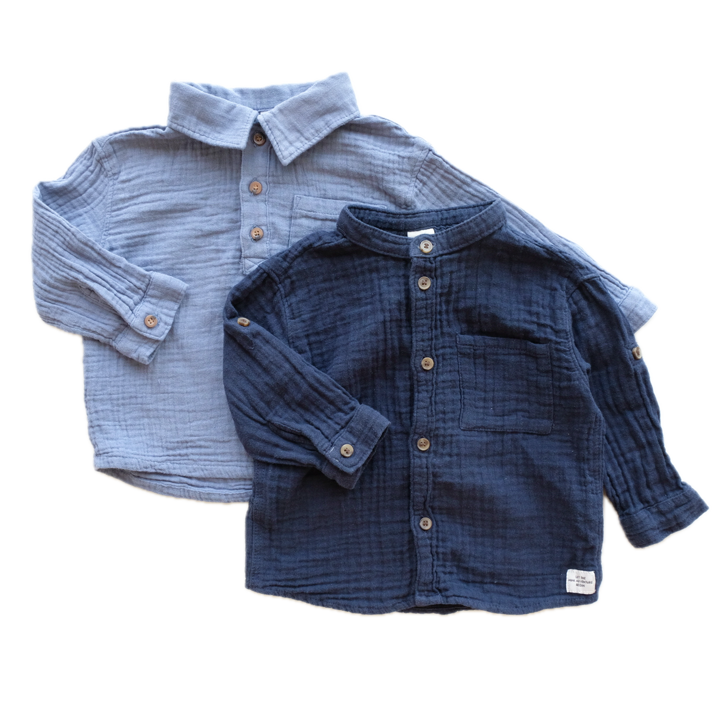 Lot de 2 chemises H&M - 12 mois (80 cm)