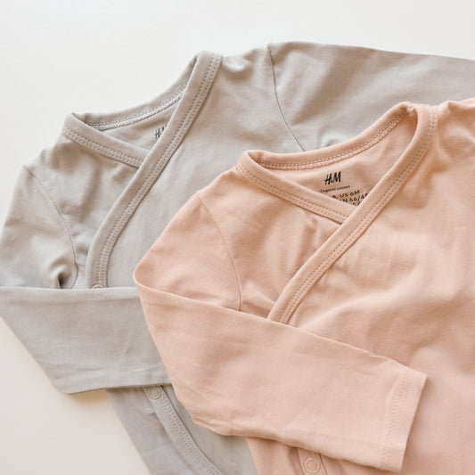 Lot de 2 bodies H&M - 6 mois (68 cm)