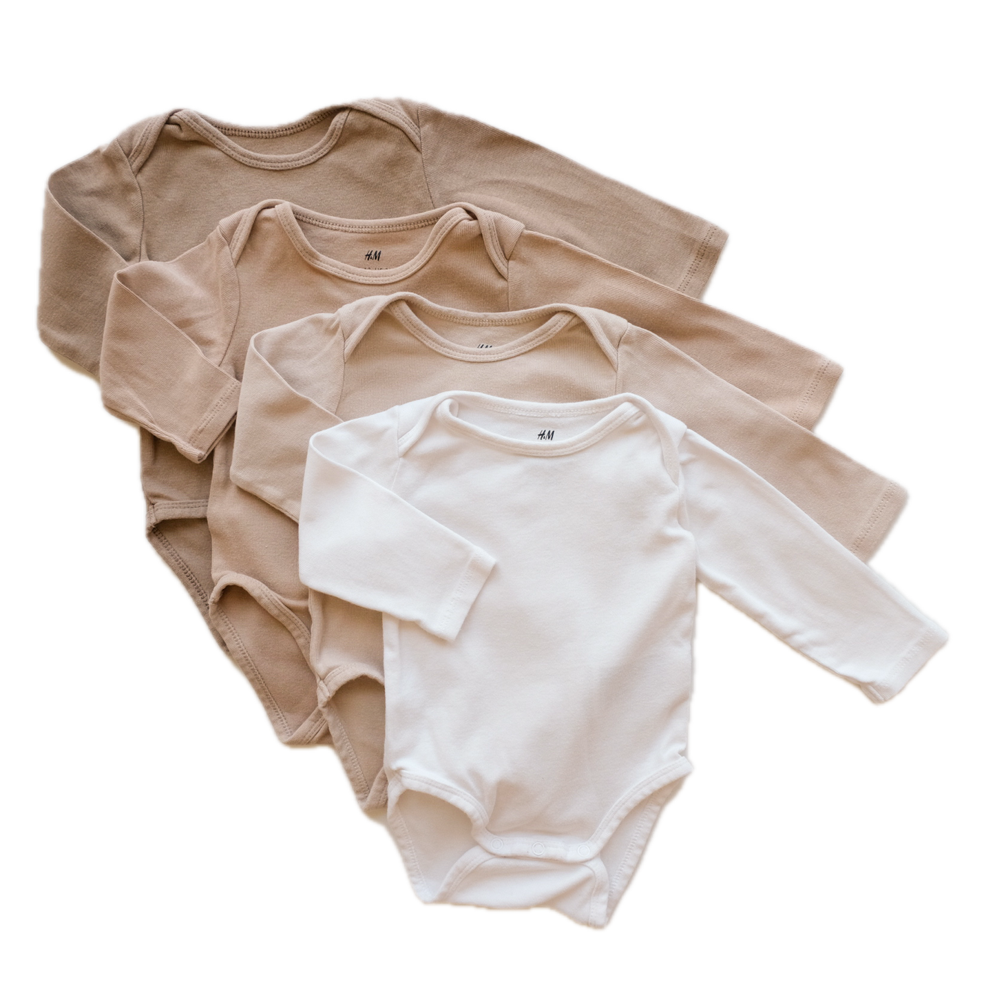 Lot de 4 bodies H&M - 3 mois (62 cm)