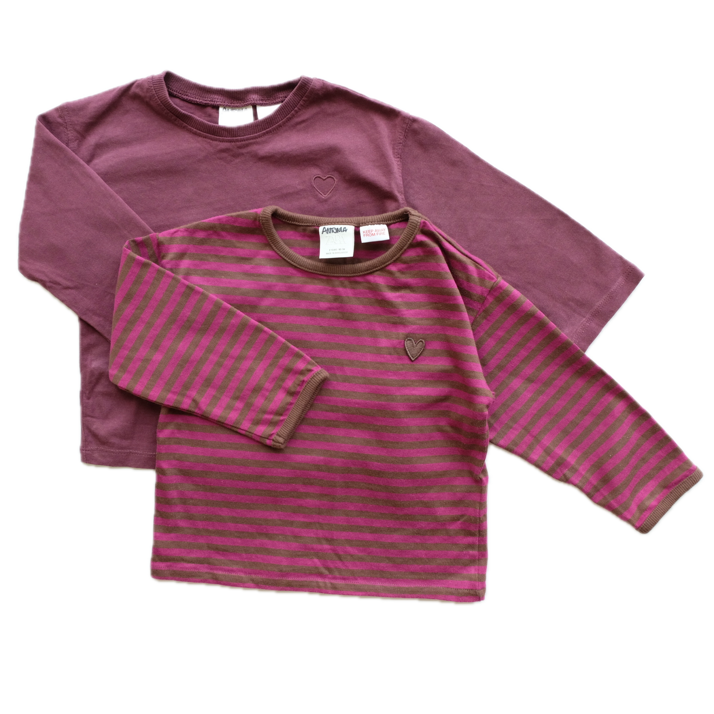Lot de 2 t-shirt Zara - 2 ans (92 cm)