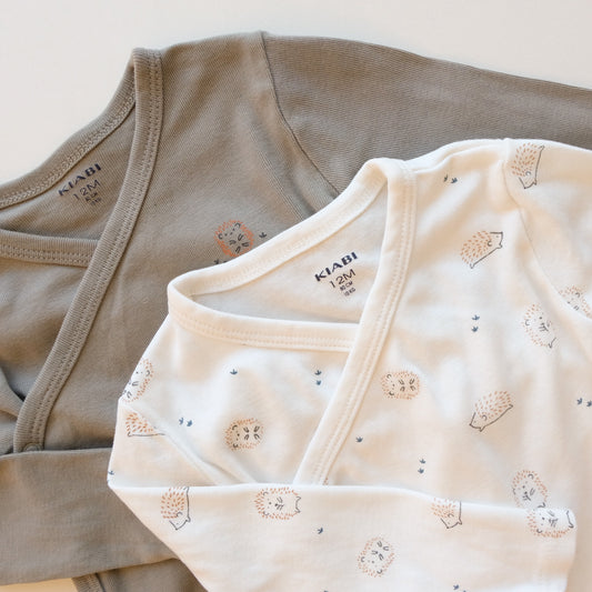 Lot de 2 bodies Kiabi - 12 mois
