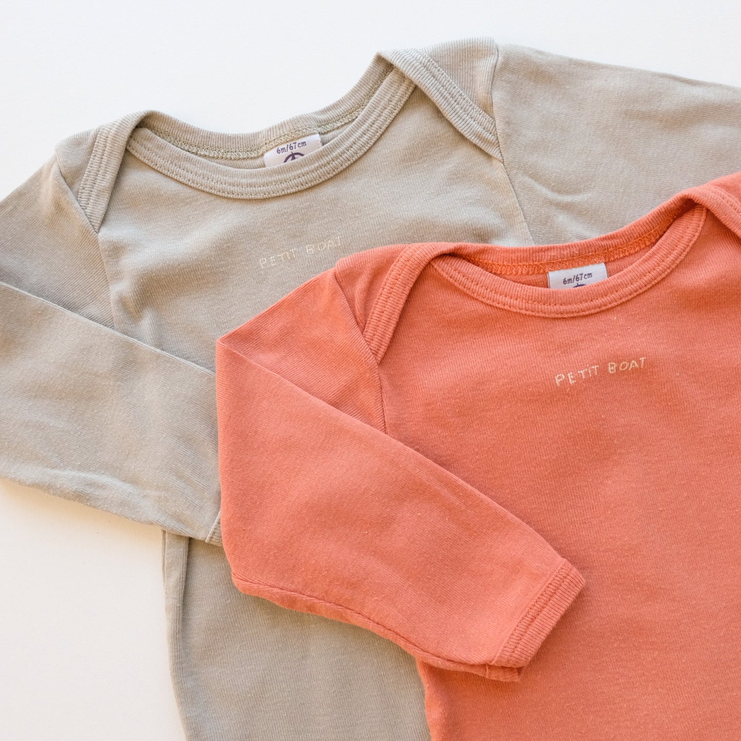 Lot de 2 bodies Petit Bateau - 6 mois (67 cm)