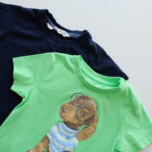 Lot de 2 t-shirt Mayoral / Mango - 12 mois (80 cm)