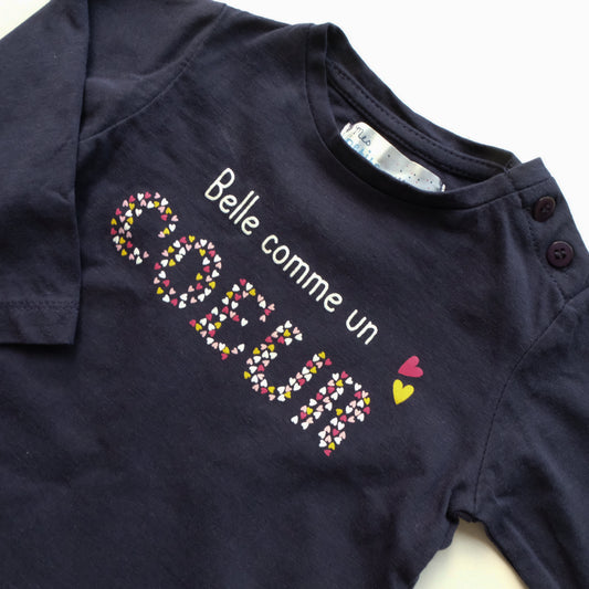 T-shirt Mes petits cailloux - 9 mois